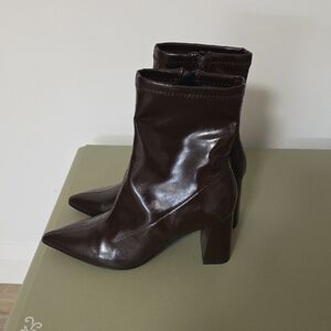 Call It Spring Dark Brown Heeled Boots